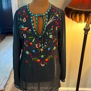 Cutest Johnny Was Embroidered Tunic